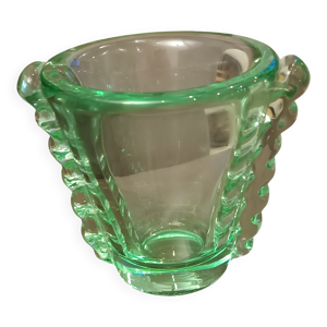 Vase art Déco en cristal - circa