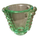 Art Deco vase in emerald green crystal – Daum Nancy France – Circa 1930