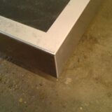 Table basse carre noire