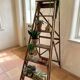 Old wooden step ladder with 6 steps