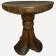 African "jima" wabi sabi tripod stool, ethiopia, 1940s-1950s