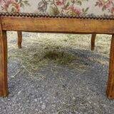 Antique Voltaire armchair with 4-position reclining backrest