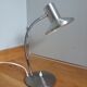 Silver flexible articulated lamp