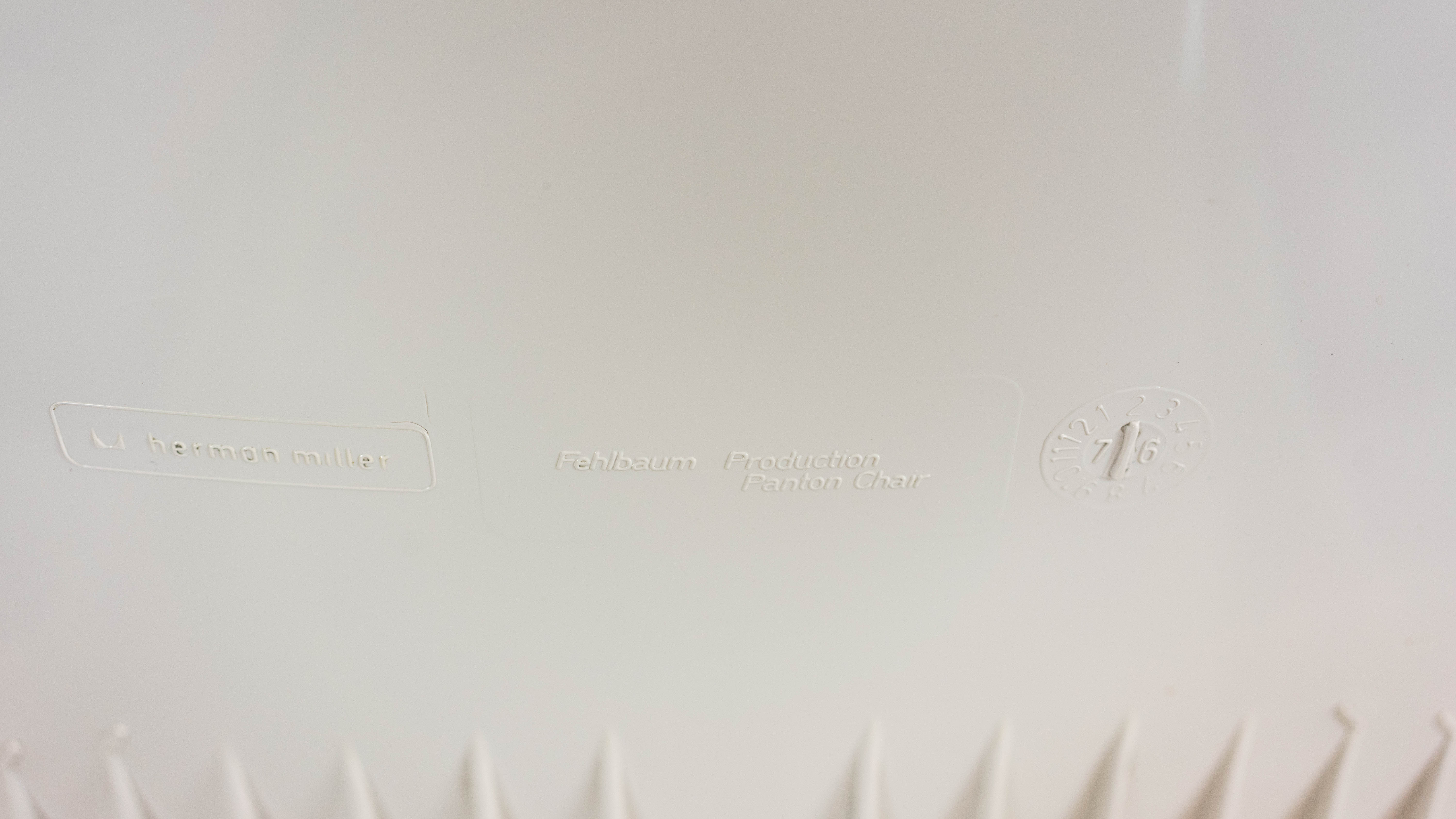 Pair of Panton Chairs by Verner Panton for Fehlbaum / Herman Miller 1976