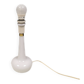 Le Klint Table Lamp, Milky White Opaline Glass, Brass Top, Model 311
