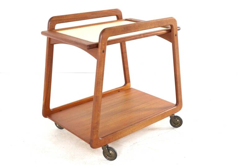 Sika mobler trolley 'Knebel' with reversible top - danisg design in teak