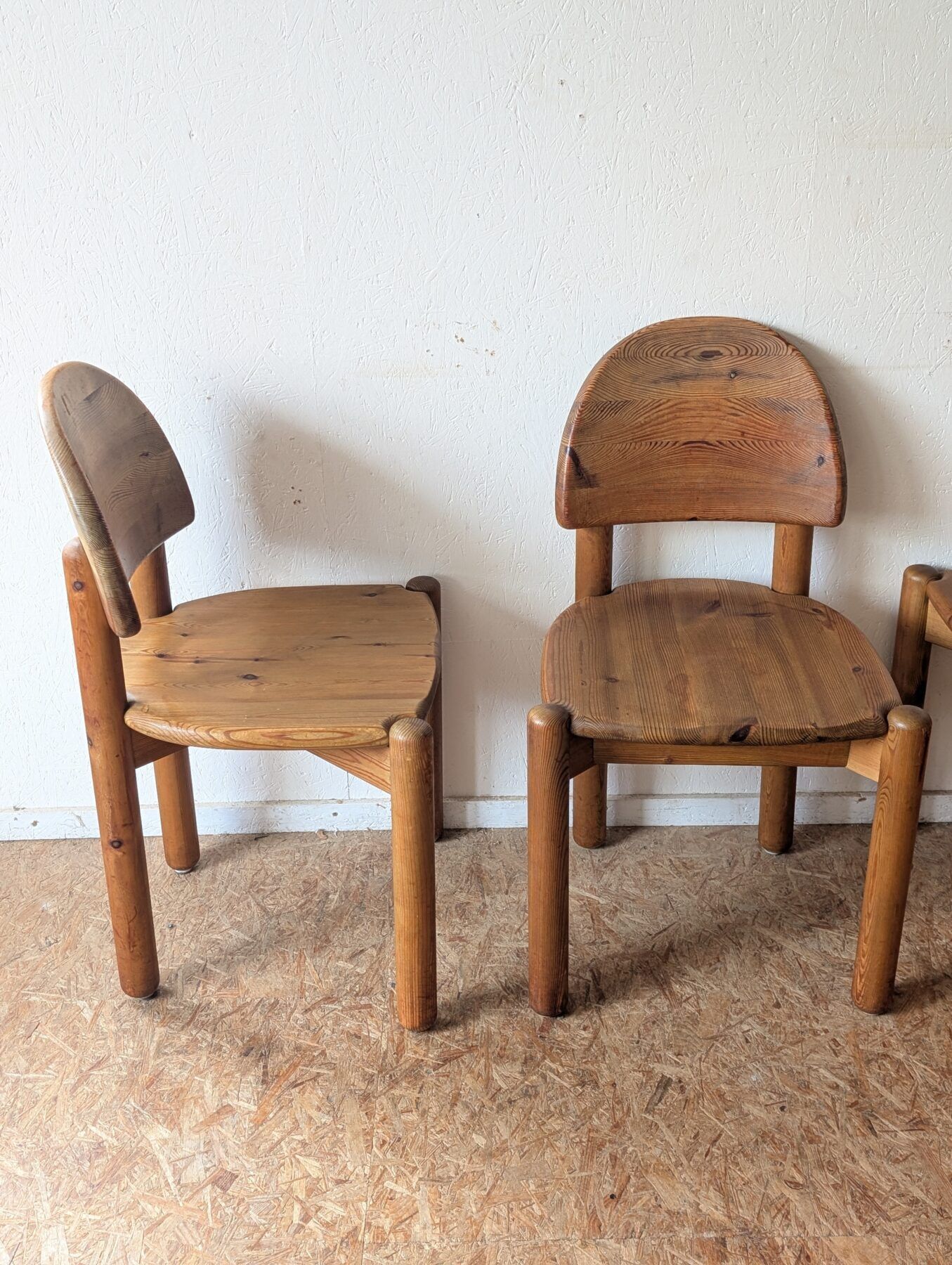 Set of 4 chairs by Rainer Daumiller from the 70s/80s.