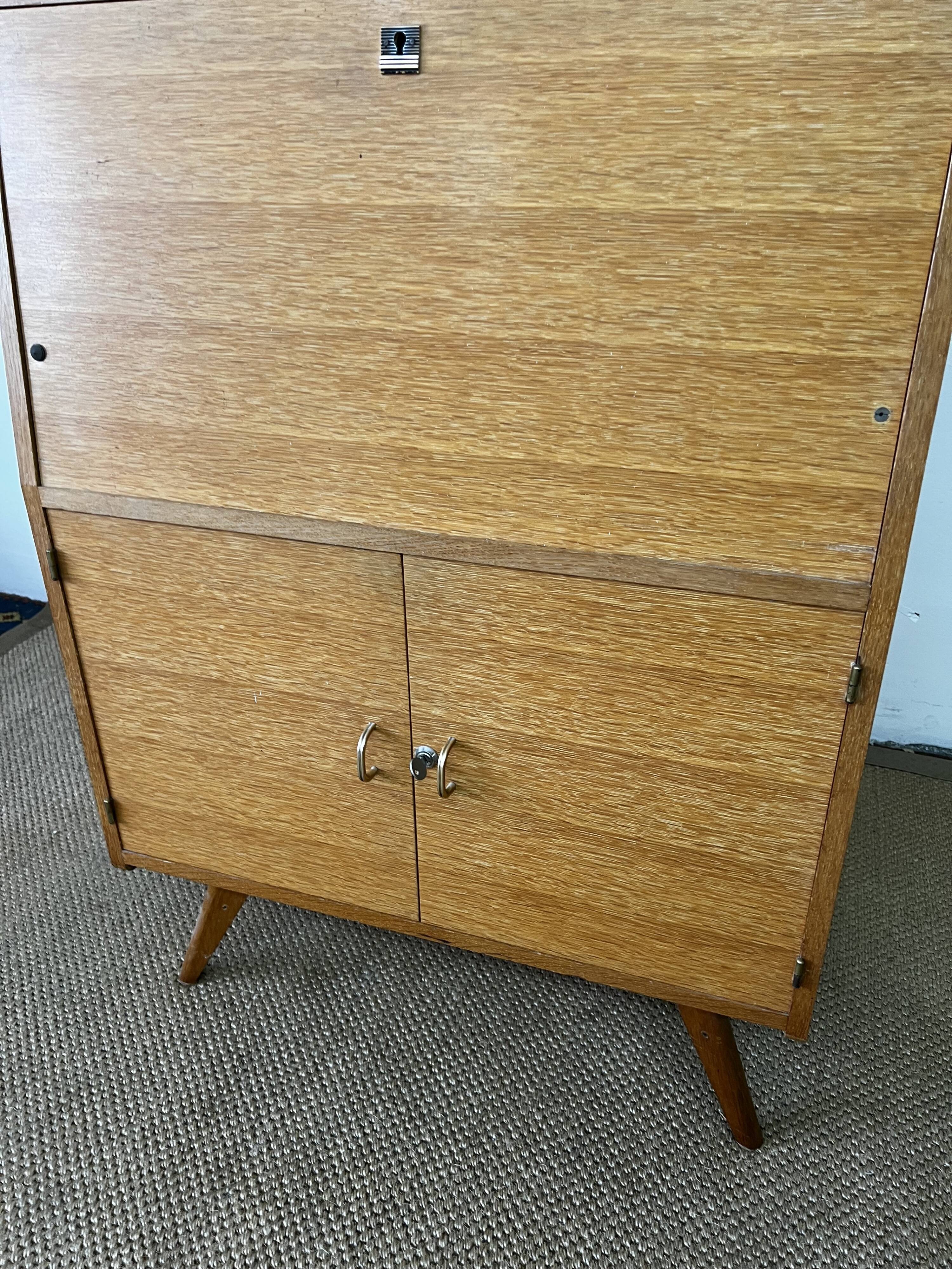 Vintage Scandinavian style secretary