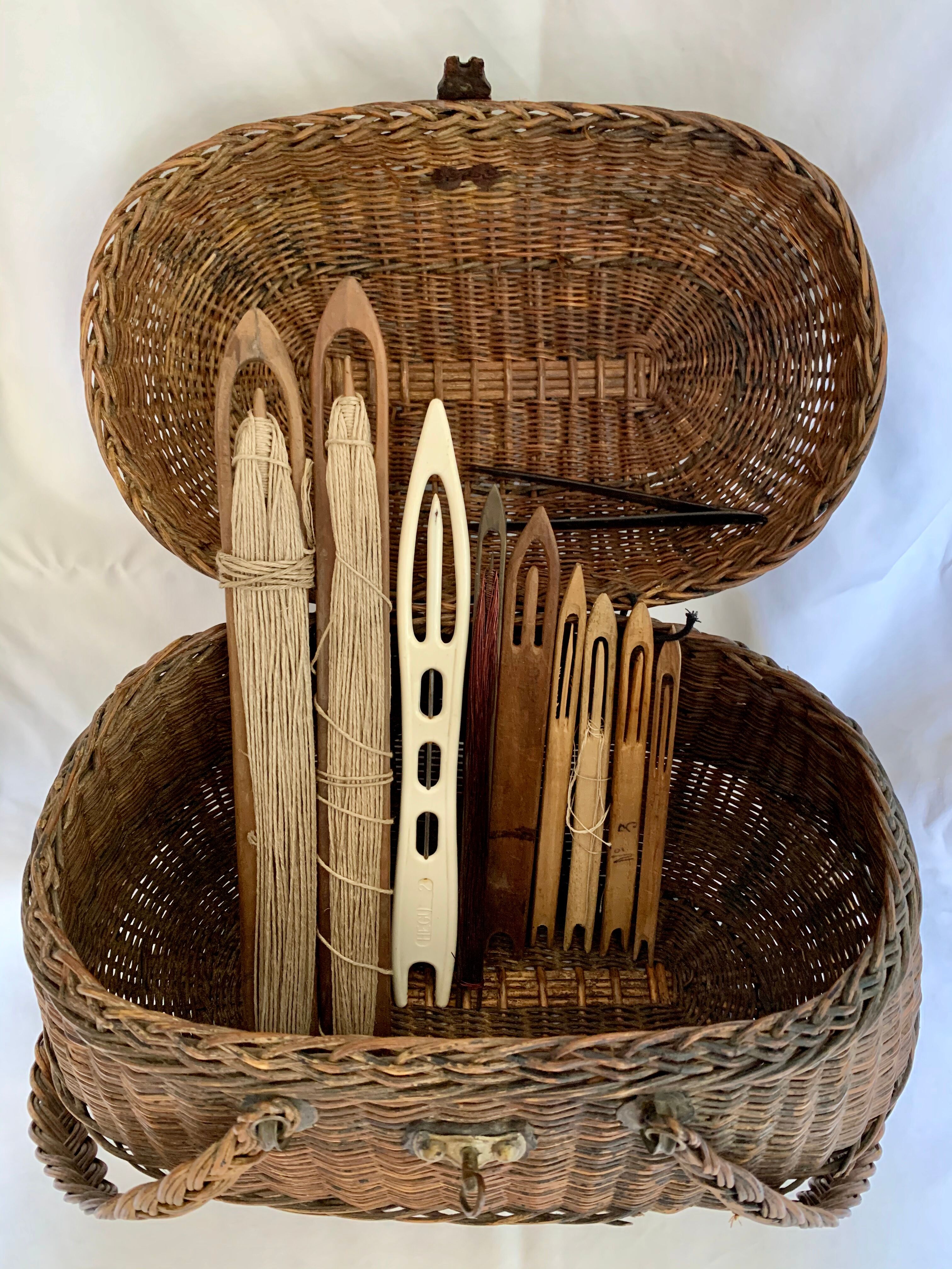 Fisherman's basket and these needles