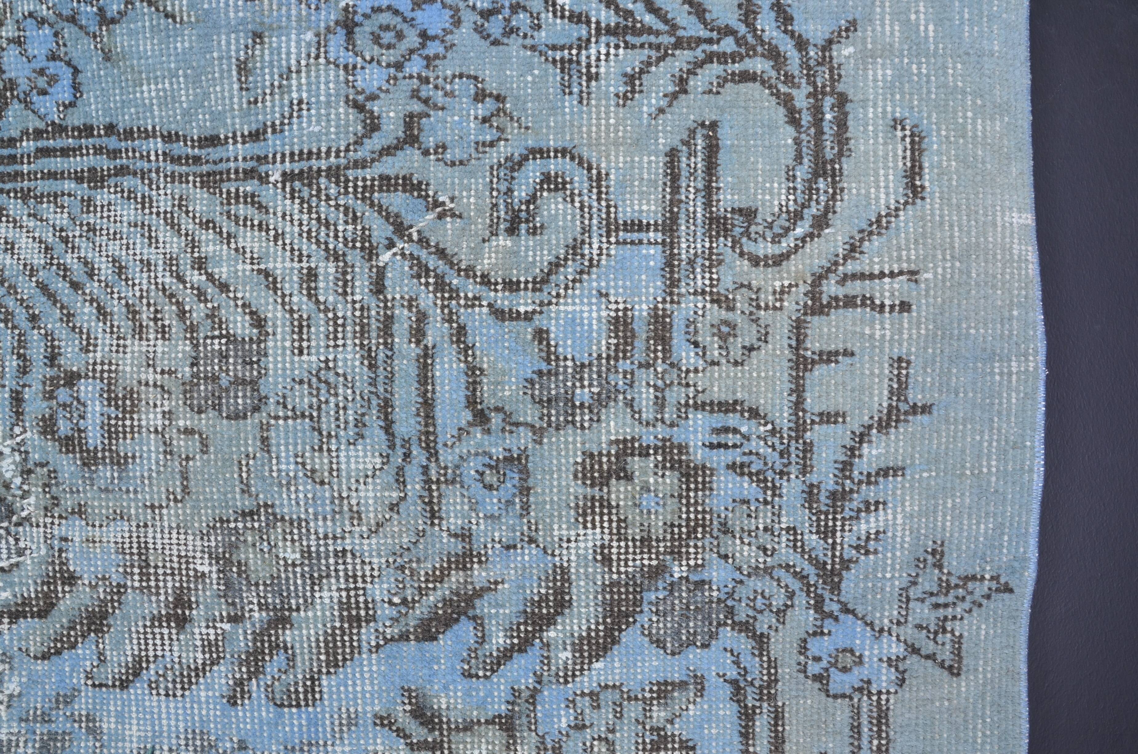 Blue Vintage Oushak Carpet sku 1922