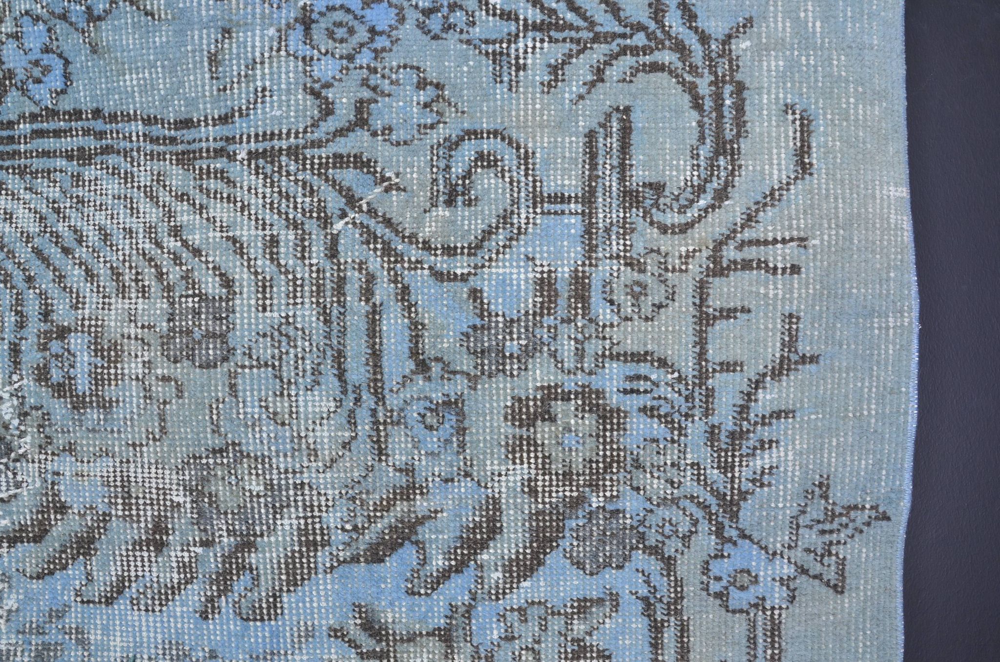 Blue Vintage Oushak Carpet sku 1922