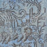 Blue Vintage Oushak Carpet sku 1922
