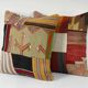 Set of 2 vintage Turkish cushion covers 51x51 cm