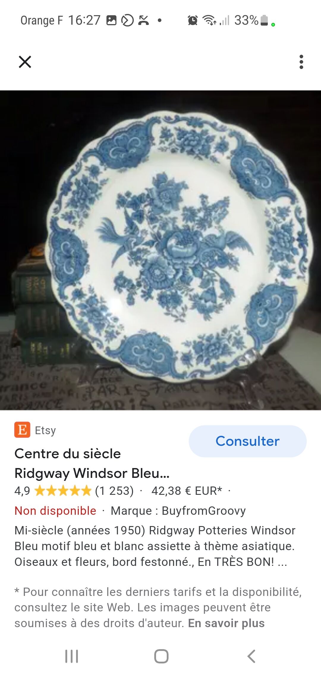 Display servant to cake fruit aperitif