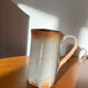 Broc carafe en poterie terre fait main