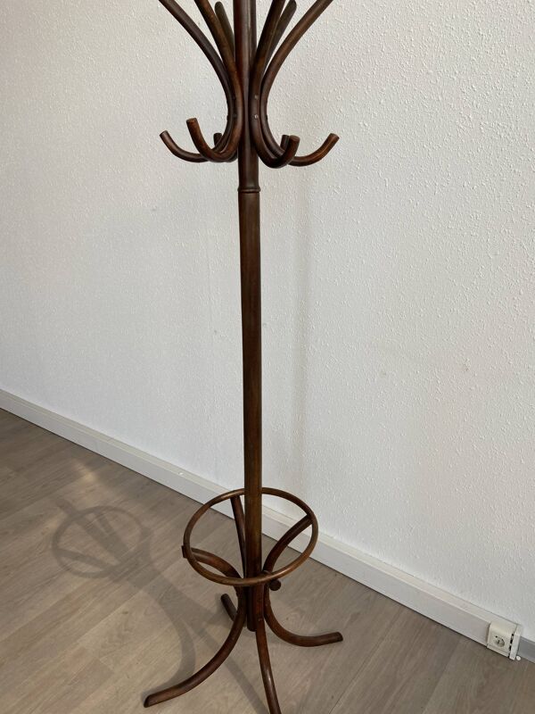 Porte-manteaux sur pied vintage perroquet 1980