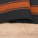 Flat striped rug 91 x 213 cm