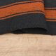 Flat striped rug 91 x 213 cm