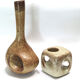 Lot de 2 vases vintage 1960's Bertoncello design Roberto Rigon