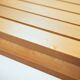 Ruudjan Kokke Dutch design slat bench sidetable, 1980s