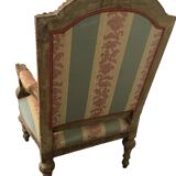 Deux fauteuils d'apparat italiens vers 1880