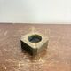 Vintage Geometric Brutalist Mid-Century Bronze Ashtray