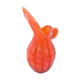 Former Murano pitcher multilayer glass blown rose - anse vintage