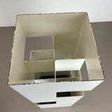 Original Modernist Cubic Pop Art Metal Umbrella Stand, France, 1970s