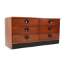 Rosewood chest of drawers 70's