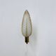 Art Deco brass and glass sconce by Ezan, France, 1940s