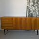 Enfilade noyer, style scandinave, années 70