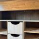 solid oak wardrobe with storage