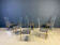 Plexiglass and brass dining chairs by Belgochrom, set of 6 - 1970s