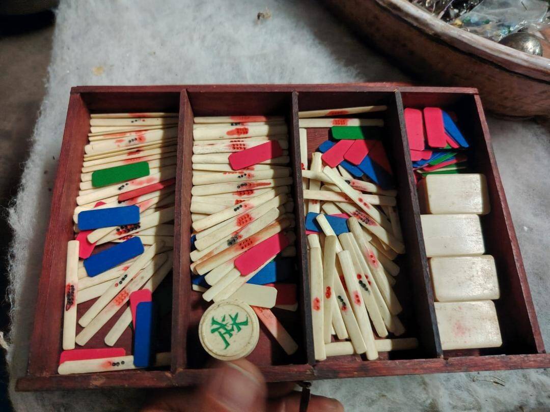 Antique Mahjong Game Box Dating from the Early 1900s