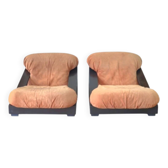 Fauteuils en pin par Renato Toso et Roberto Pamio pour Stilwood, 1970