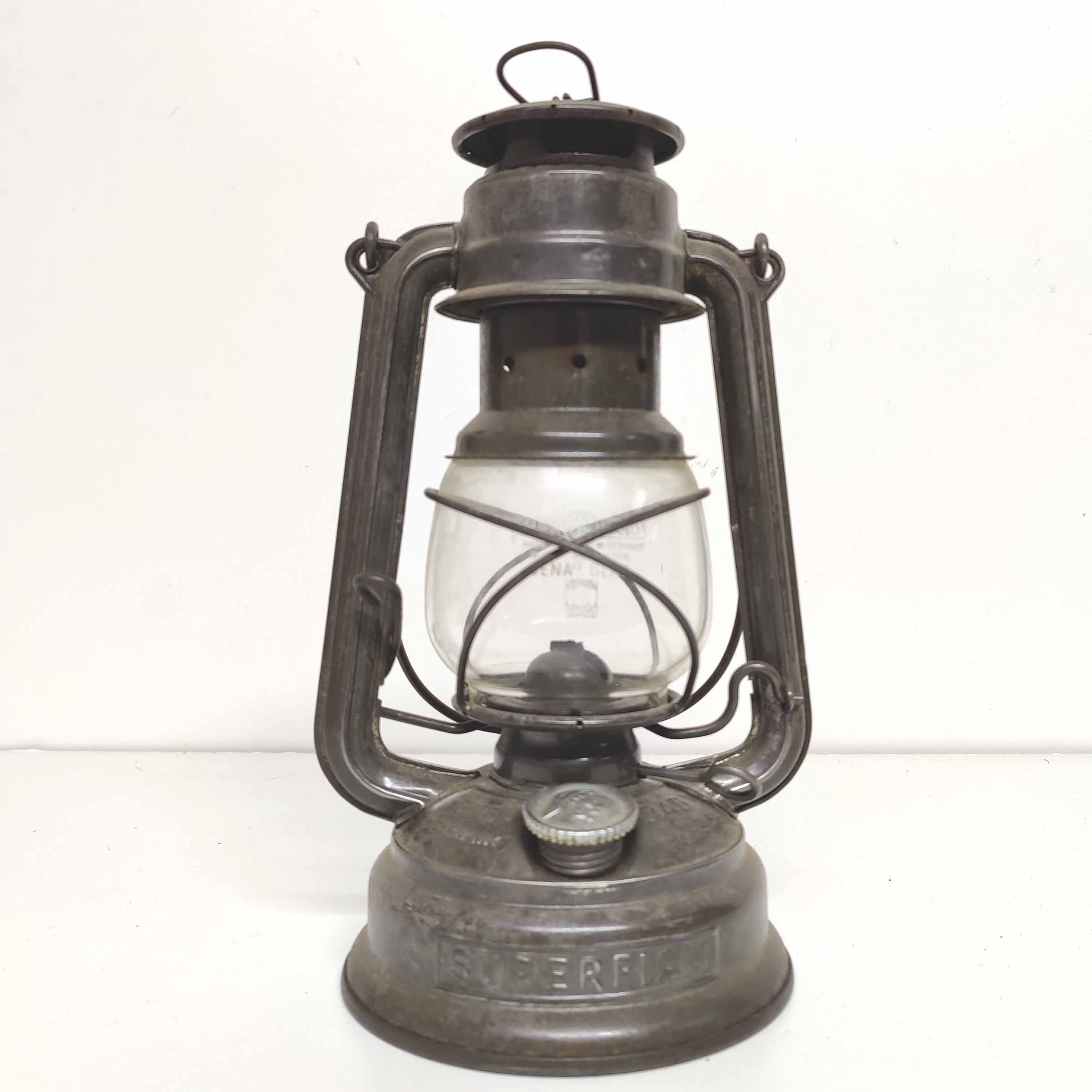 Lantern kerosene storm lamp Feuerhand superflam Germany