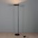 Vintage lacquered metal floor lamp, design, Italy, 1980s