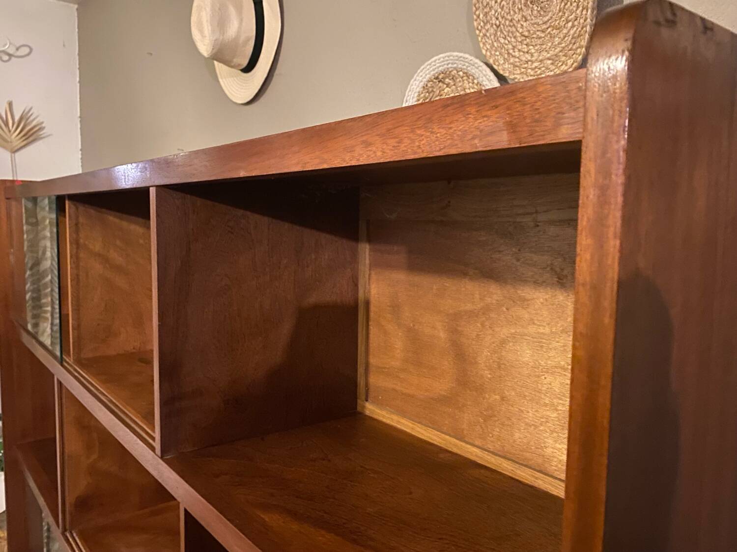 Vintage teak bookcase