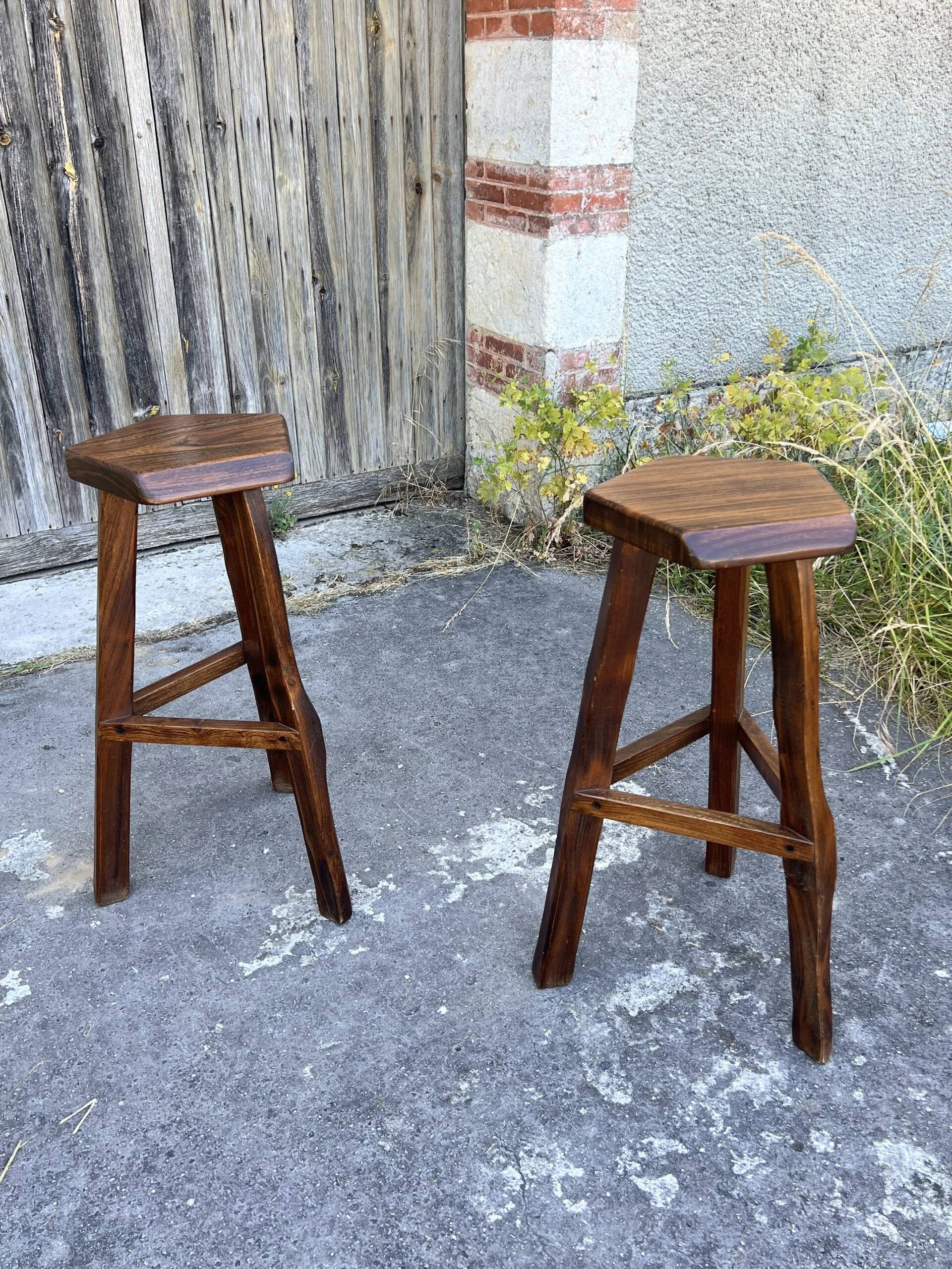 Paire de tabourets de bar Aranjou