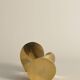 Art Deco Brass Calla Lily Candle Holder by Carl-Einar Borgström for Ystad-Metall