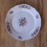 6 vintage floral plates Digoin & Sarreguemine