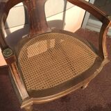 Cane empire armchair