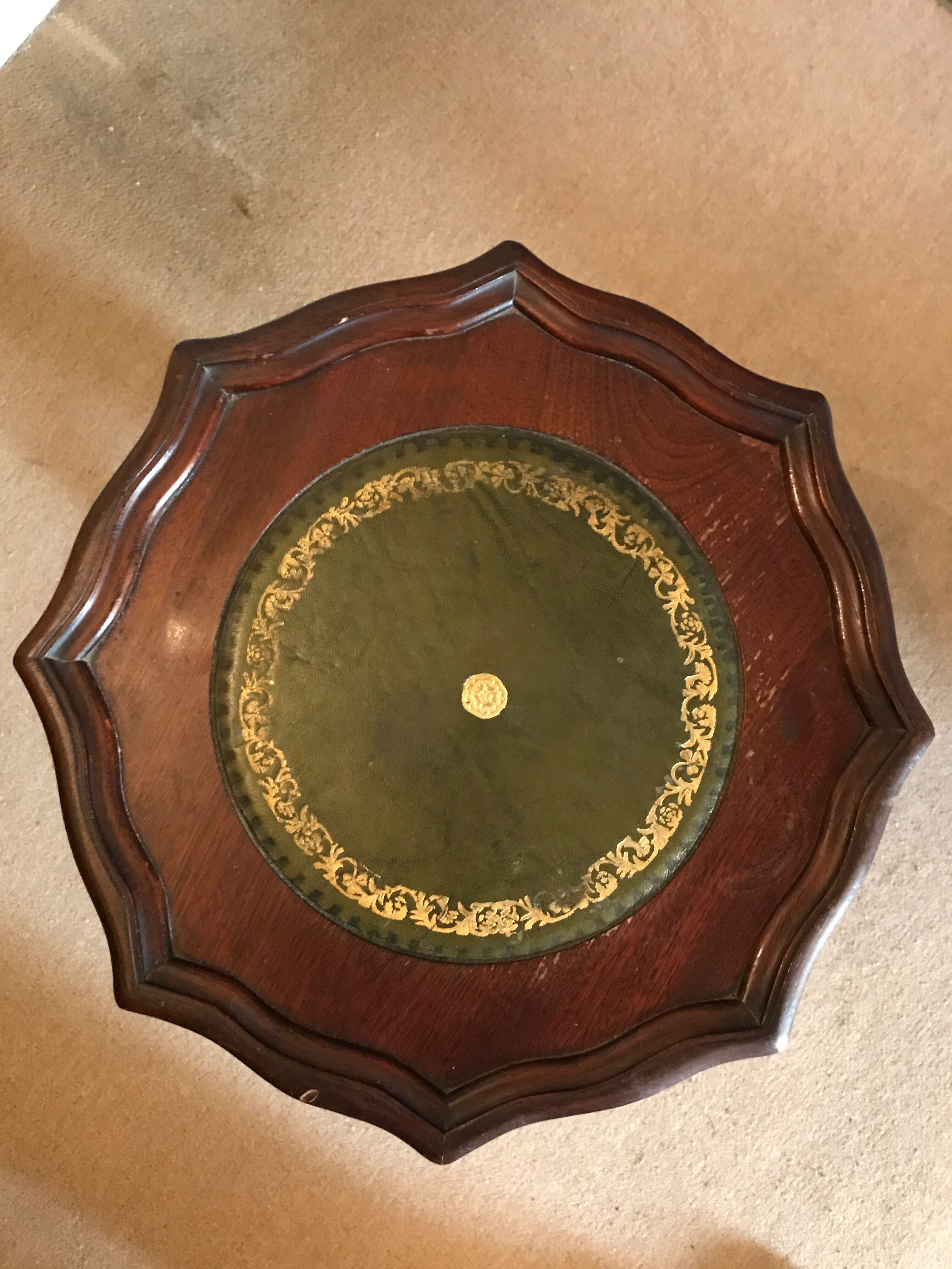 Empire-style mahogany console