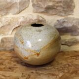 Glazed stoneware vase by Daniel de Montmollin