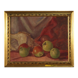 Italian signed still life painting dated 1930