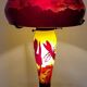Lampe pâte de verre