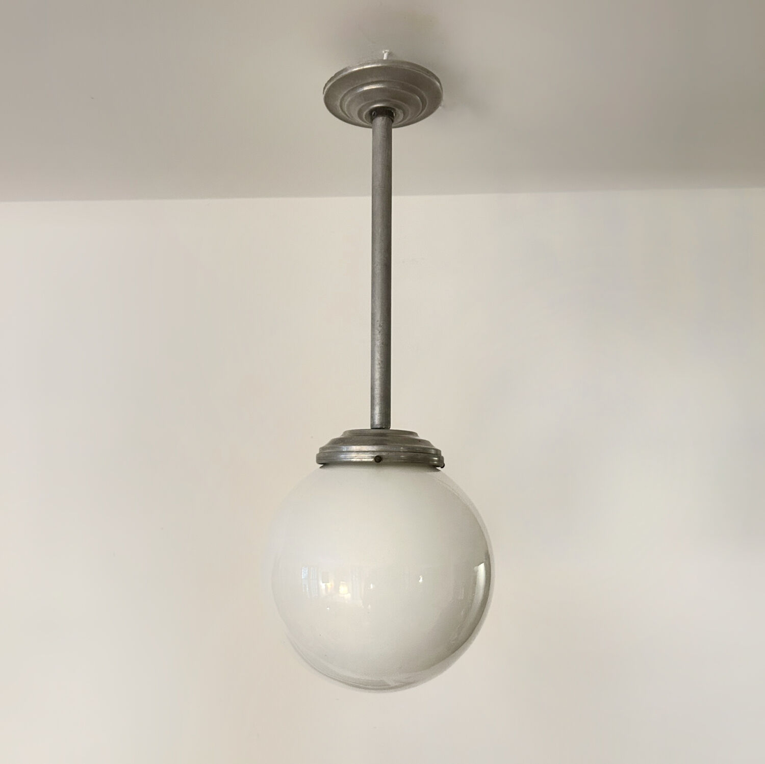 Art Deco opaline chandelier