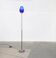 Vintage postmodern floor lamp in Italian glass by Lucente.