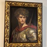 Oil painting by Mauro Maugliani (47 by 38.5).