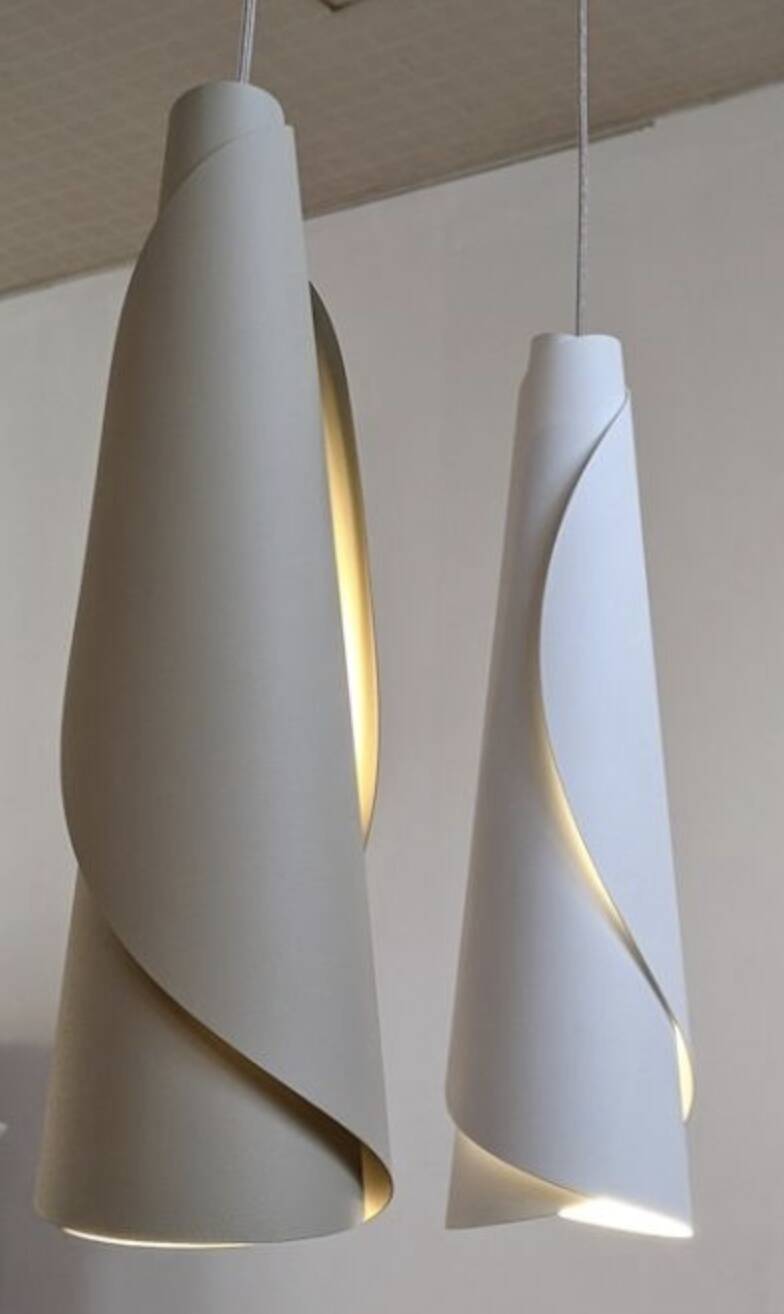 2 suspensions Maki par Nendo Maki pour Foscarini